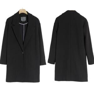 Anthropologie Corinthia Knit Blazer Jacket in Black